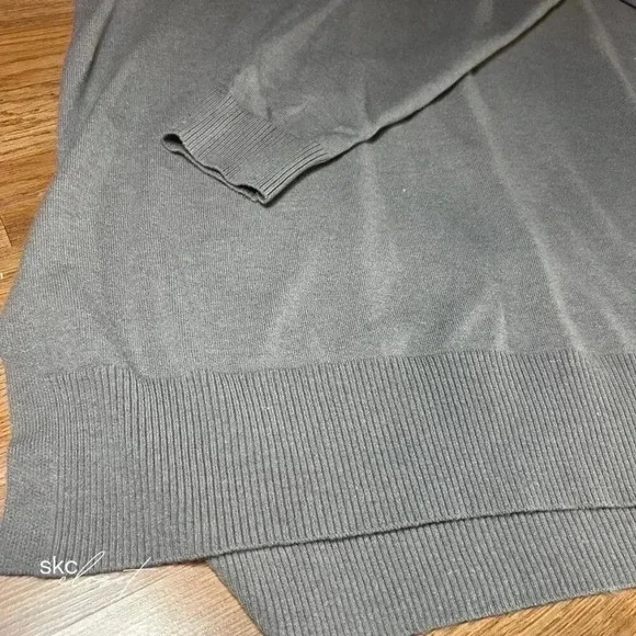 ADY P Women's Taupe Long-Sleeve, V-Neck, Fanny Sweater, L - Picture 11 of 14